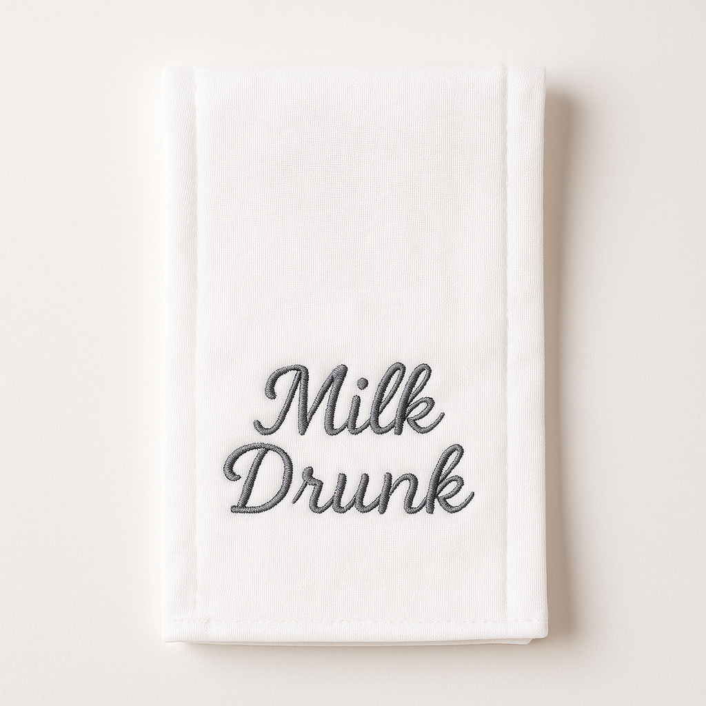 Funny Quote Baby Burp Cloth – Custom Printed Cotton Cloth – Cute & Practical Baby Shower Gift