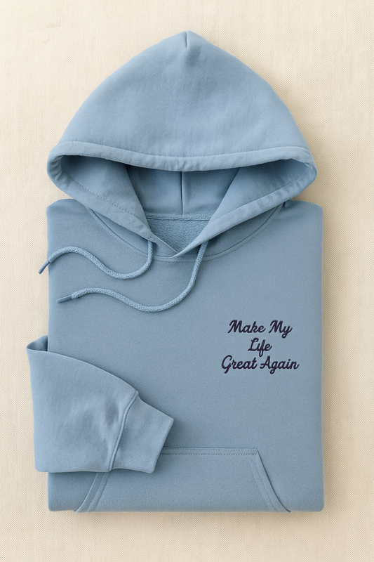Left Sleeve Quote Hoodie