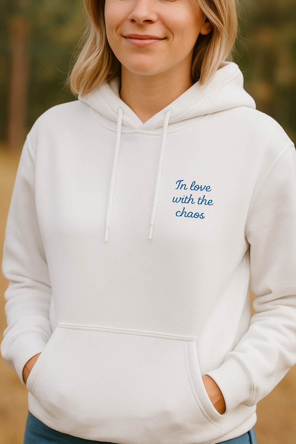 Left Sleeve Quote Hoodie