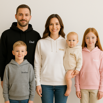 Family Member Role Hoodie