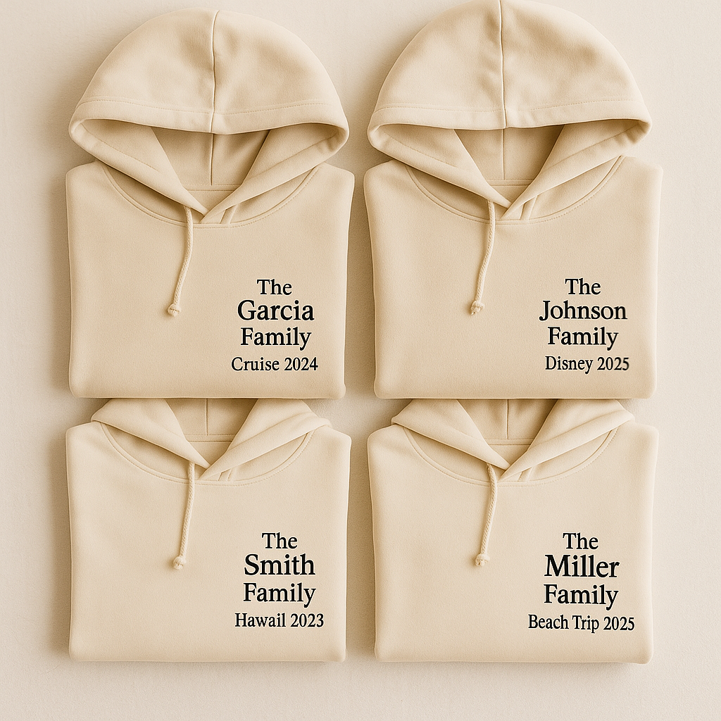 Family Name Travel Hoodie