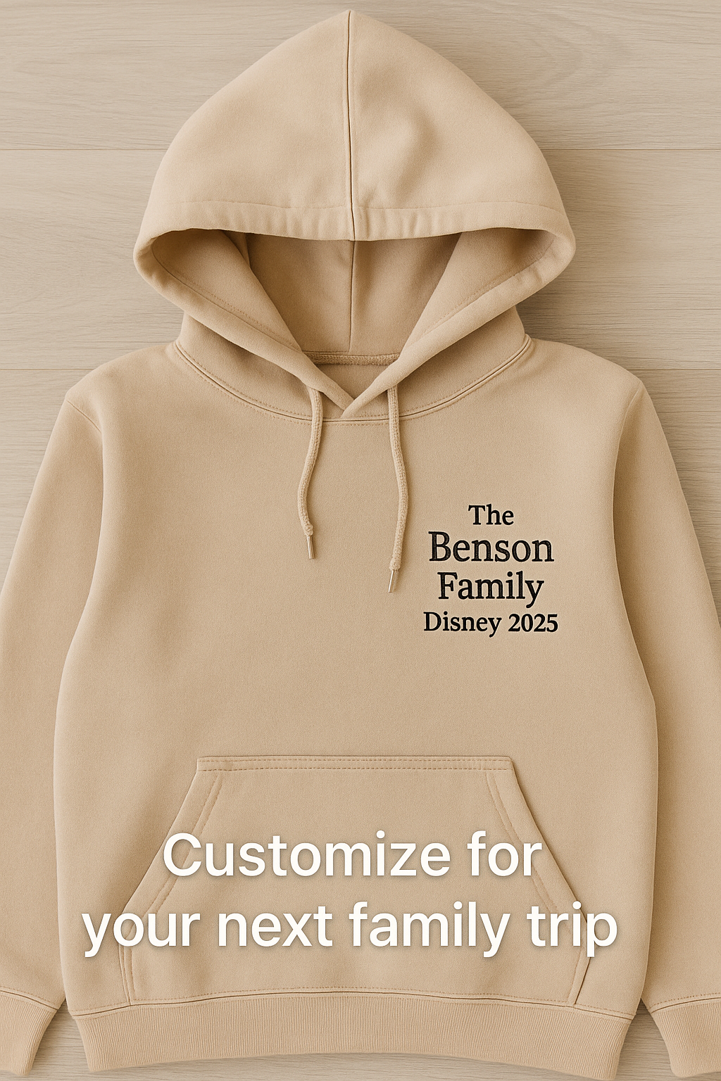 Family Name Travel Hoodie