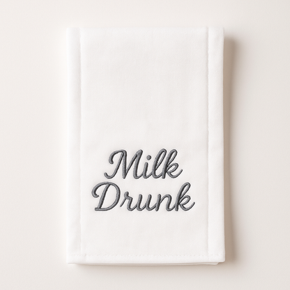 Funny Quote Baby Burp Cloth – Custom Printed Cotton Cloth – Cute & Practical Baby Shower Gift