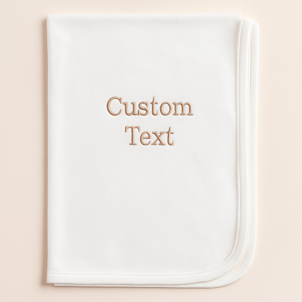 Baby Name + Date Blanket