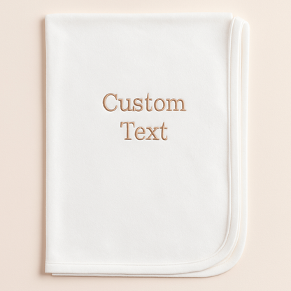 Baby Name + Date Blanket