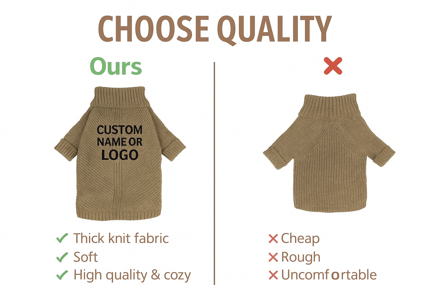 Sage Knit Dog Sweater